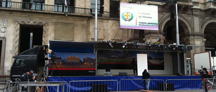 truck palco mobile a milano